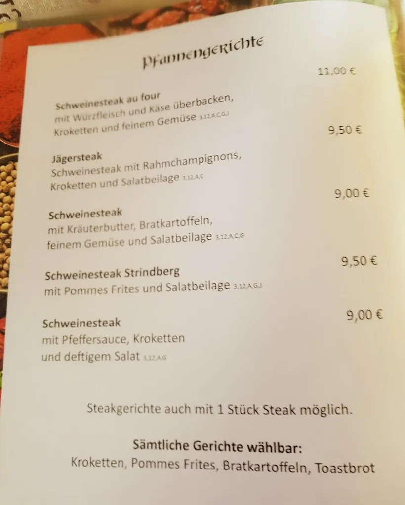 Menü_Gaststätte Zur Glocke_Wismar_Bild_3