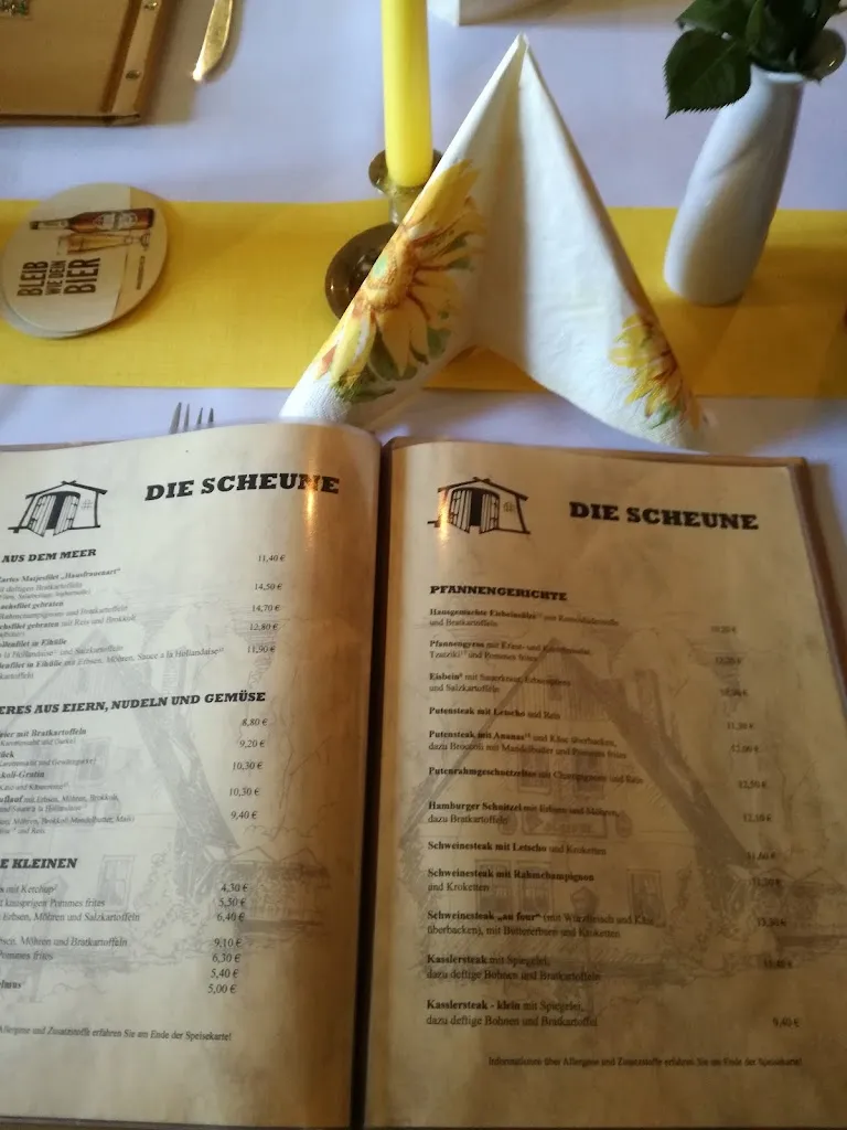 Menu_Die Scheune - Restaurant_Wismar_imagen_1