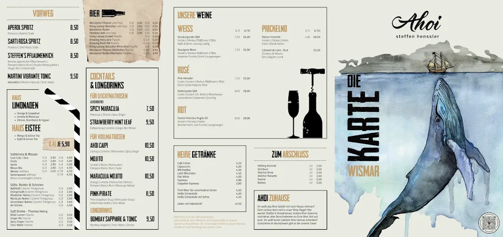 Menu_Ahoi Steffen Henssler Wismar_Wismar_immagine_2