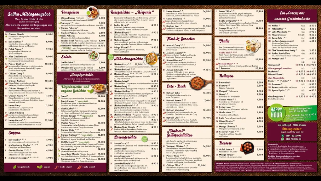 Menu_Sadhu Indischer Restaurant (wismar)_Wismar_image_1