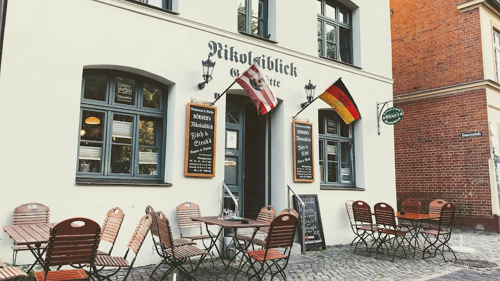 Restaurant, Kneipe und Café Nicolaiblick restaurant in Wismar