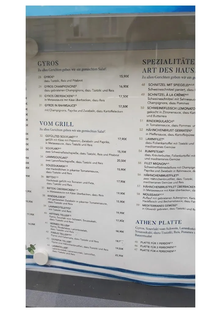 Menu_Restaurant Athen Grevesmühlen_Grevesmühlen_immagine_1