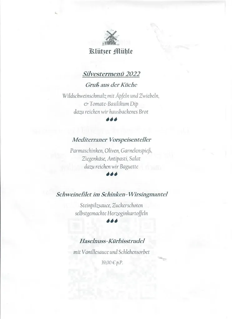 Menu_Klützer Mühle_Klütz_immagine_1