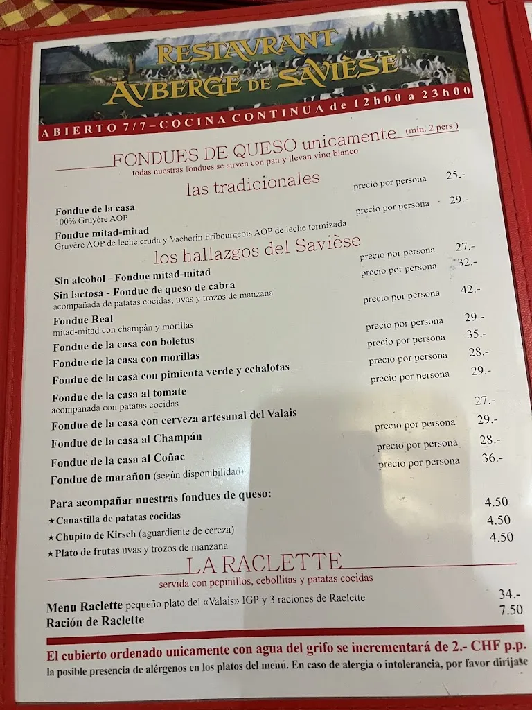 Menu_Auberge de Savièse_Genève_image_3