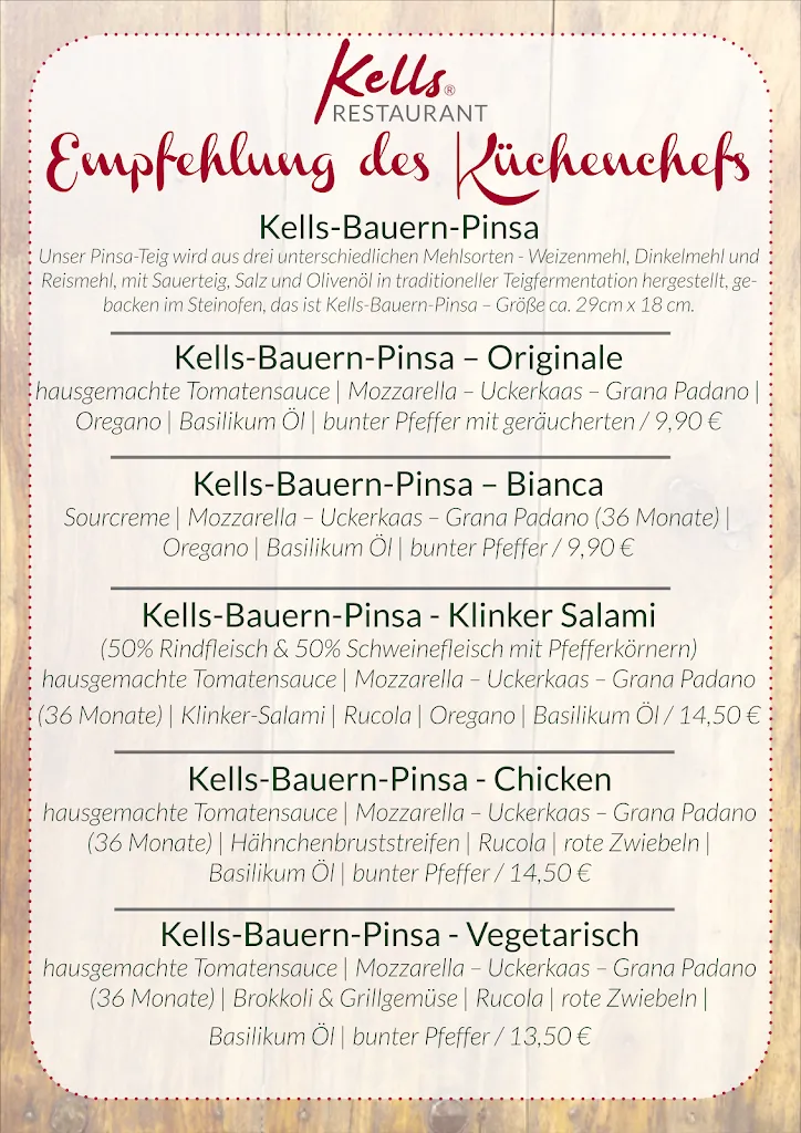Menu_Kells Restaurant_Klink_immagine_1