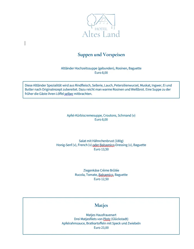 Menu_Ollanner Buurhuus - Restaurant Hotel Altes Land_Jork_image_3