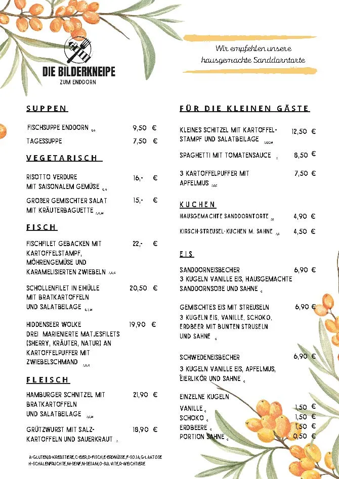 Menu_Die Bilderkneipe Grieben_Hiddensee_immagine_3