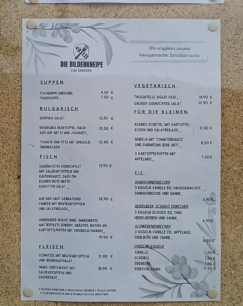 Menu_Die Bilderkneipe Grieben_Hiddensee_immagine_4