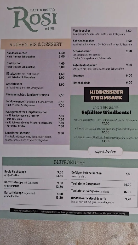 Menu_Cafe und Bistro Rosi_Hiddensee_image_1