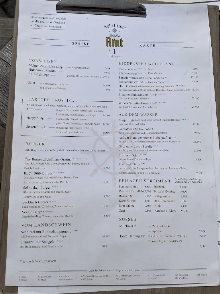 Menu_Schillings Hafenamt Hiddensee_Hiddensee_image_2