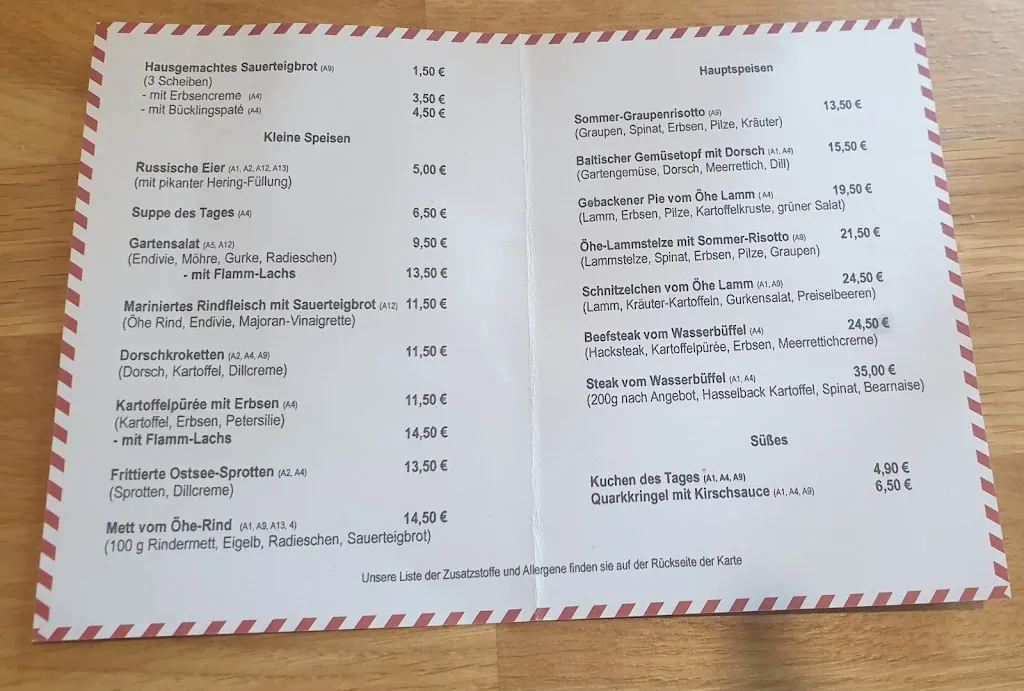 Menu_BÆKKERI im Das rote Haus_Hiddensee_image_2