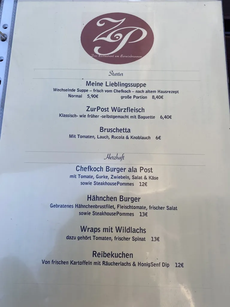 Menu_Restaurant Zur Post_Güstrow_image_3