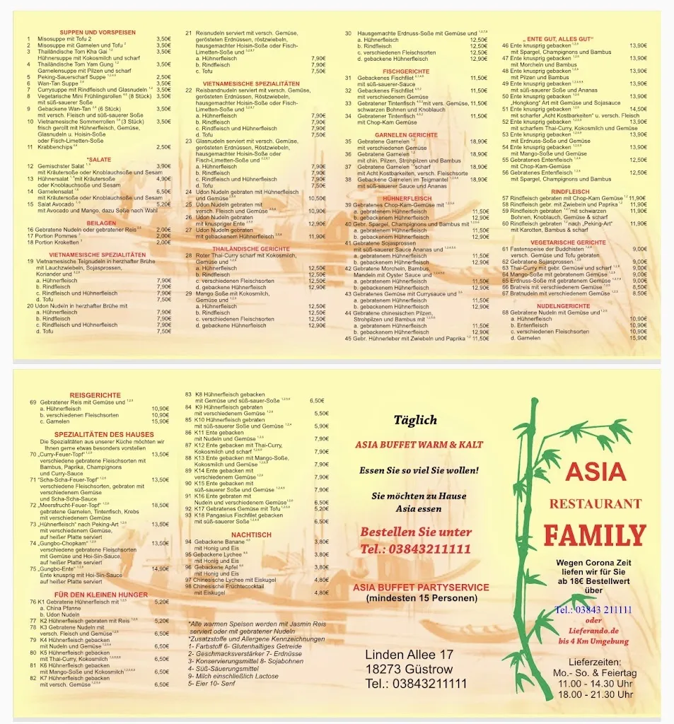 Menu_Asia Restaurant Family_Güstrow_image_1