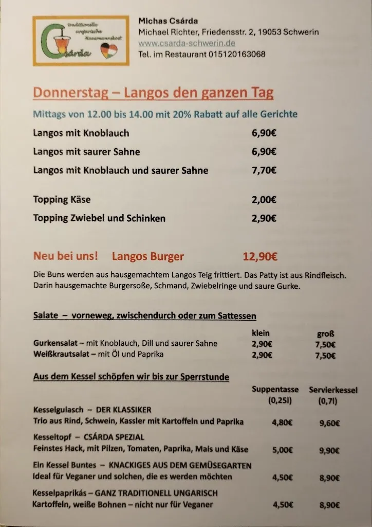 Menu_Csárda Schwerin_Schwerin_image_1