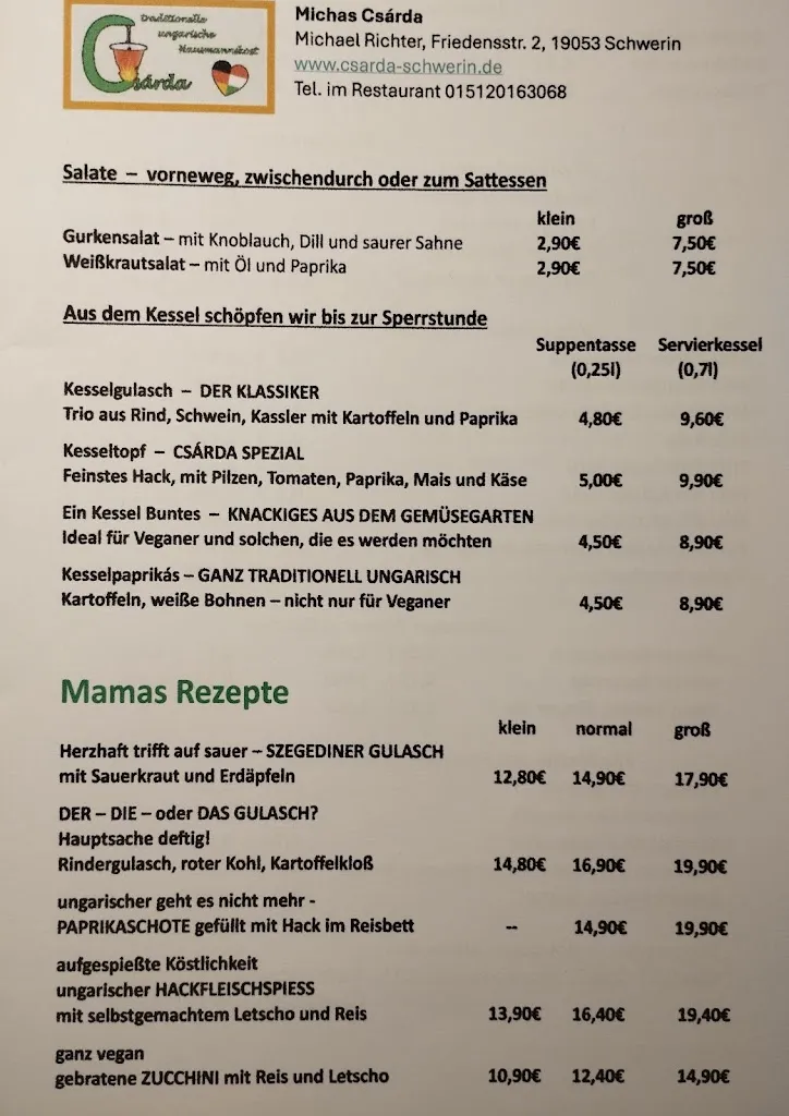 Menu_Csárda Schwerin_Schwerin_image_2