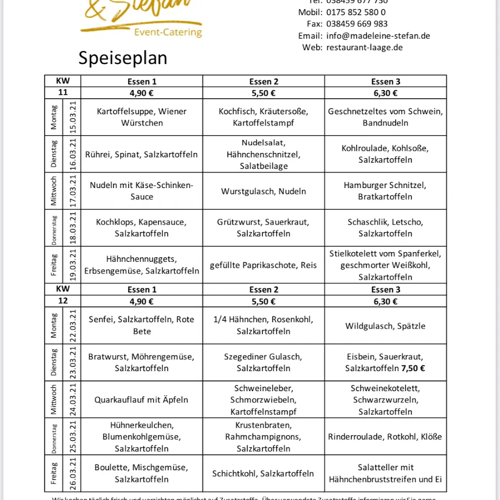 Menu_Madeleine & Stefan - Restaurant & Eventcatering_Laage_image_1