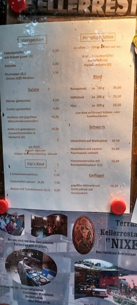 Menu_Terrassen & Kellerrestaurant Nixe Inh. St. Drewniok_Loddin_immagine_2