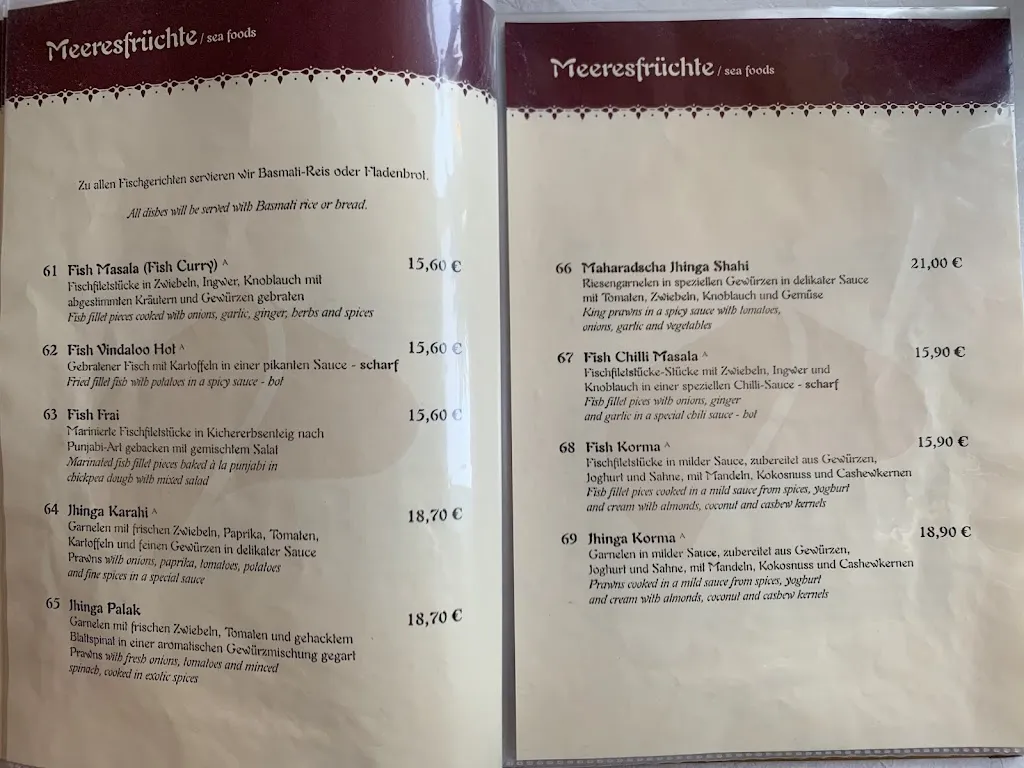 Menu_Maharadscha Palast_Chemnitz_image_1
