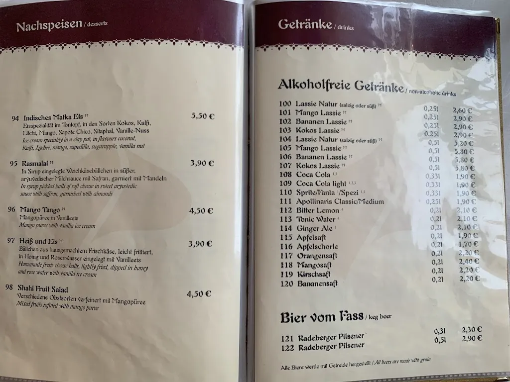 Menu_Maharadscha Palast_Chemnitz_image_2