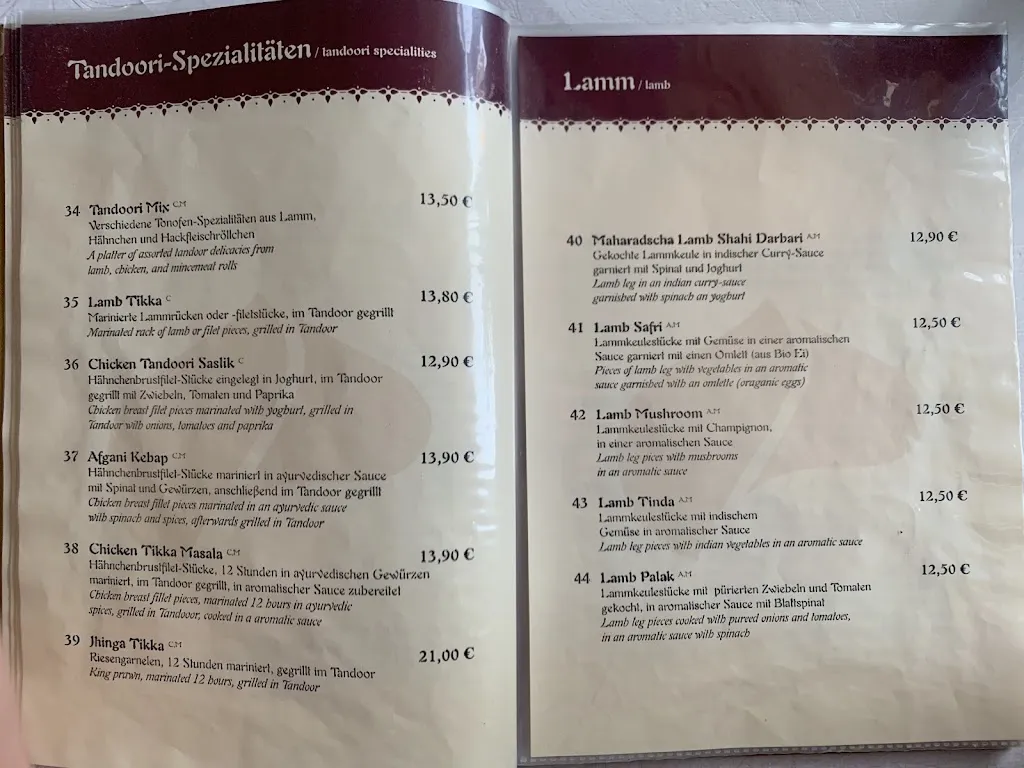 Menu_Maharadscha Palast_Chemnitz_image_3