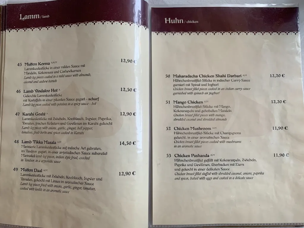 Menu_Maharadscha Palast_Chemnitz_image_4