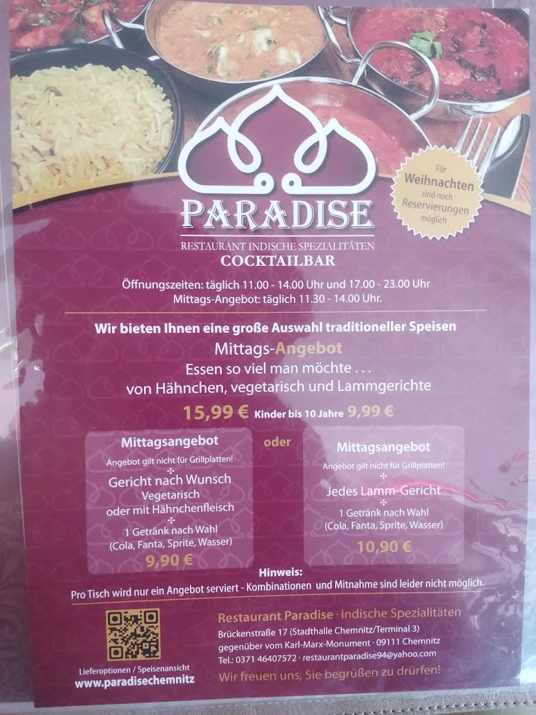 Menu_Restaurant Paradise_Chemnitz_immagine_3