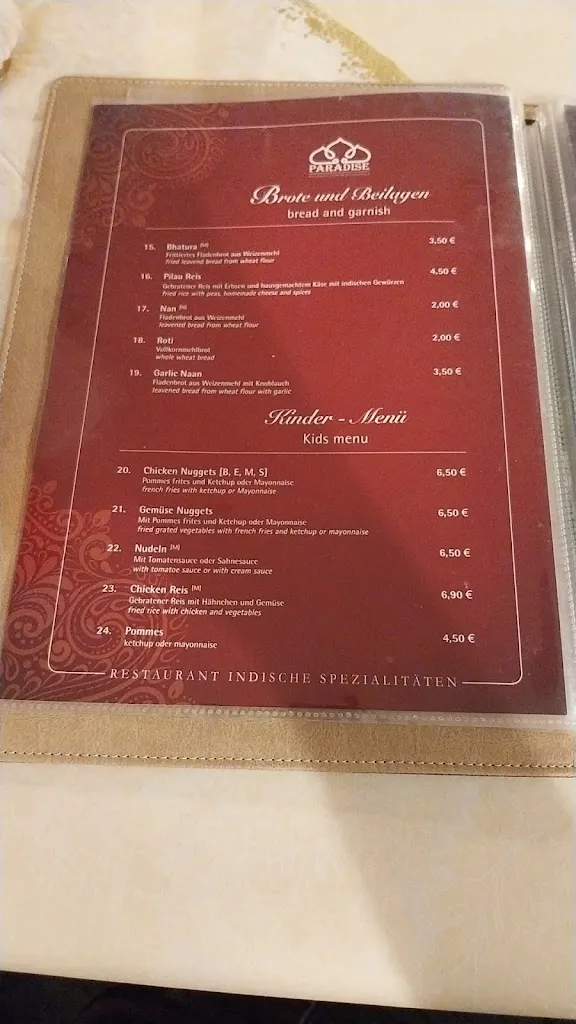 Menu_Restaurant Paradise_Chemnitz_immagine_4