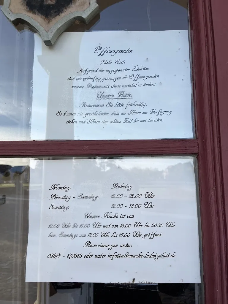 Menu_Restaurant und Kaffeehaus Alte Wache_Ludwigslust_image_4