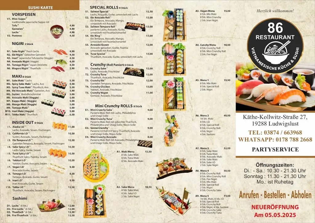 Menu_86 Restaurant_Ludwigslust_image_2