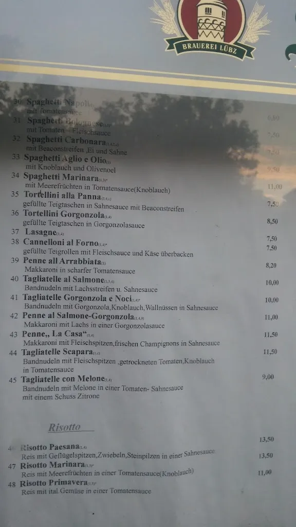 Menu_Restaurant La Casa_Mirow_image_4