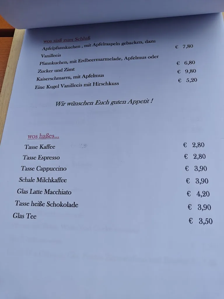 Menu_Claud’s Feuchtwangen_Feuchtwangen_image_2
