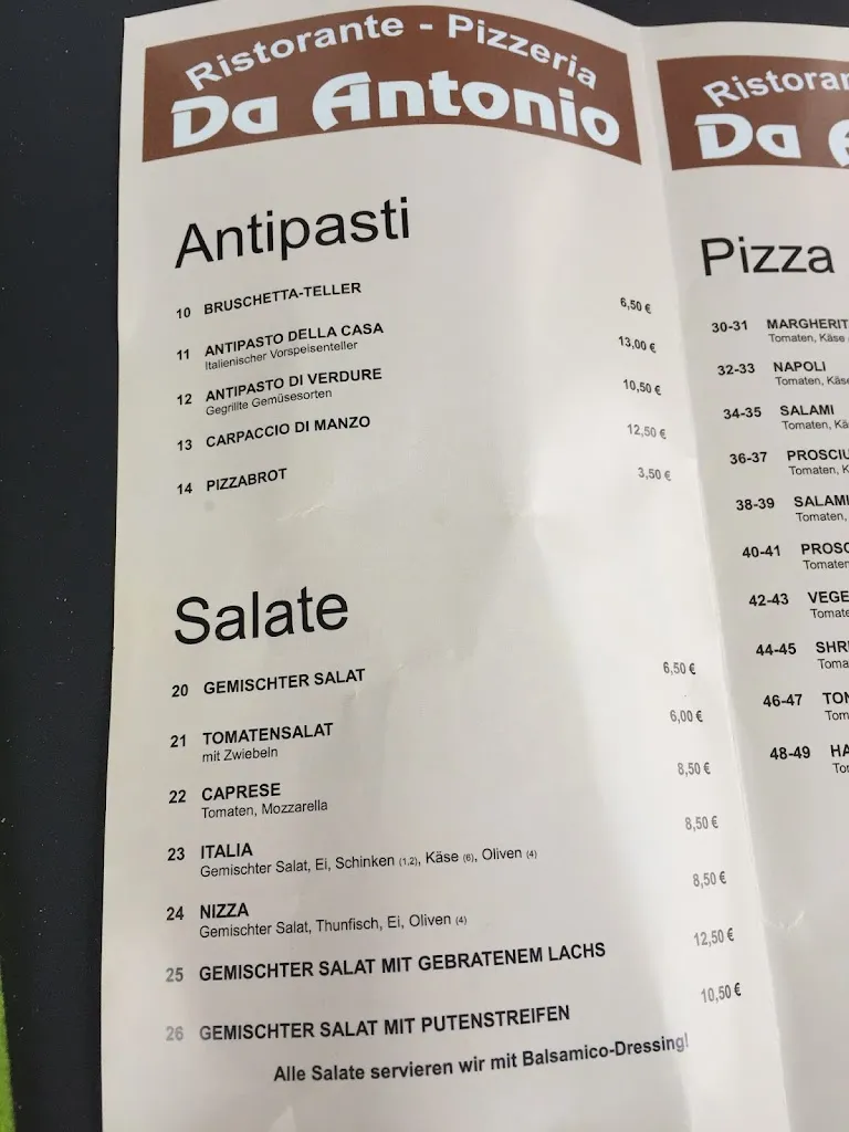 Menu_Da Antonio_Neuenkirchen_immagine_3