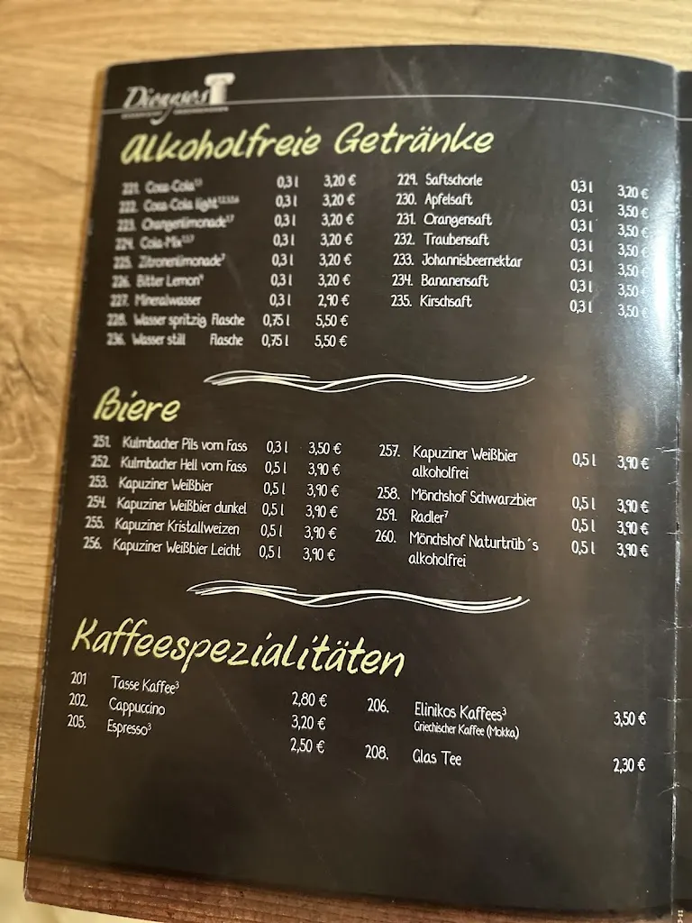 Menü_Restaurant Dionysos_Feuchtwangen_Bild_4