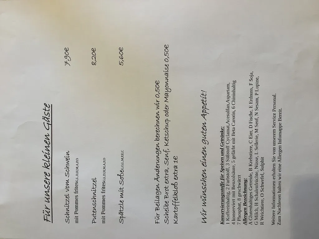 Menu_Gaststätte Jahnturnhalle_Rehau_immagine_2