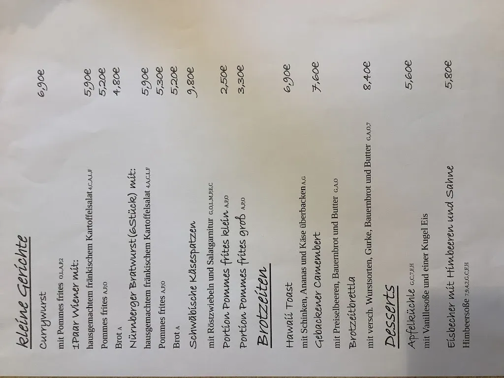 Menu_Gaststätte Jahnturnhalle_Rehau_immagine_3