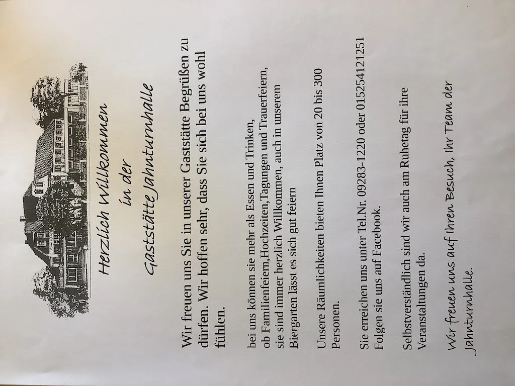 Menu_Gaststätte Jahnturnhalle_Rehau_immagine_4