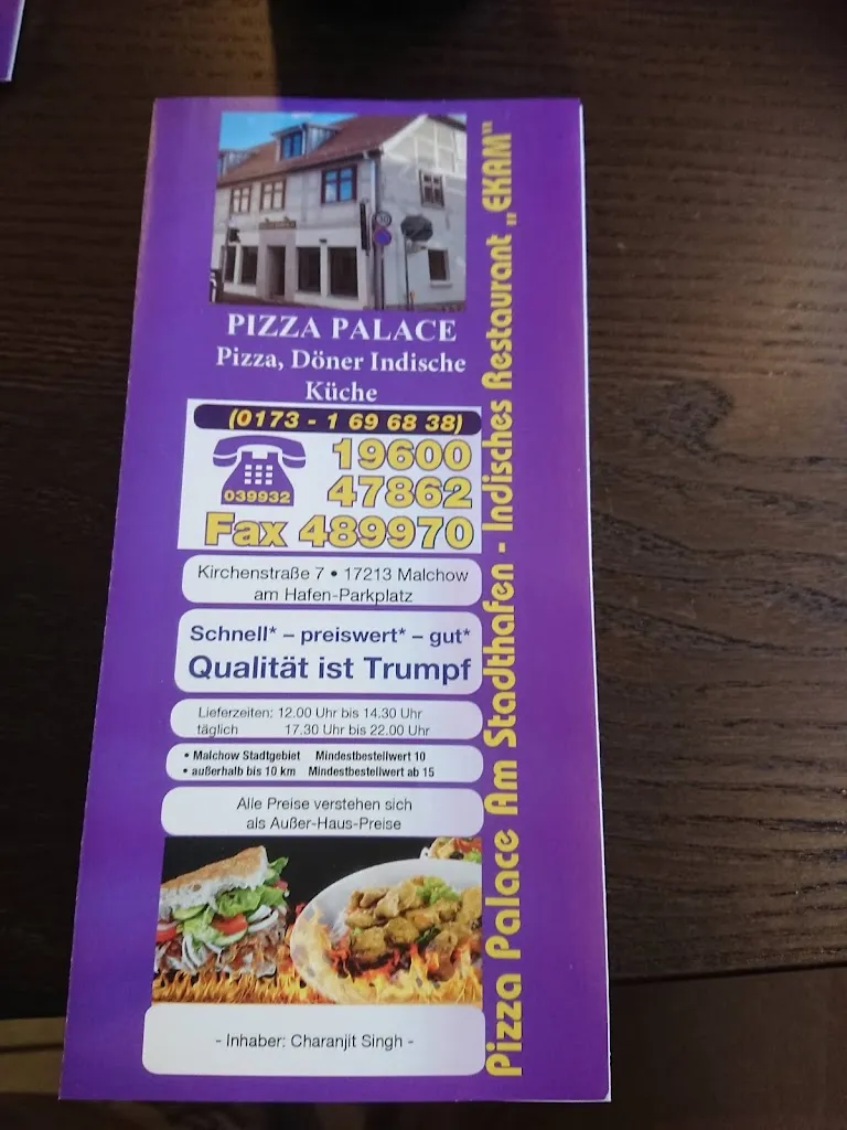 Menu_Indisches Restaurant Ekam Malchow_Malchow_immagine_2