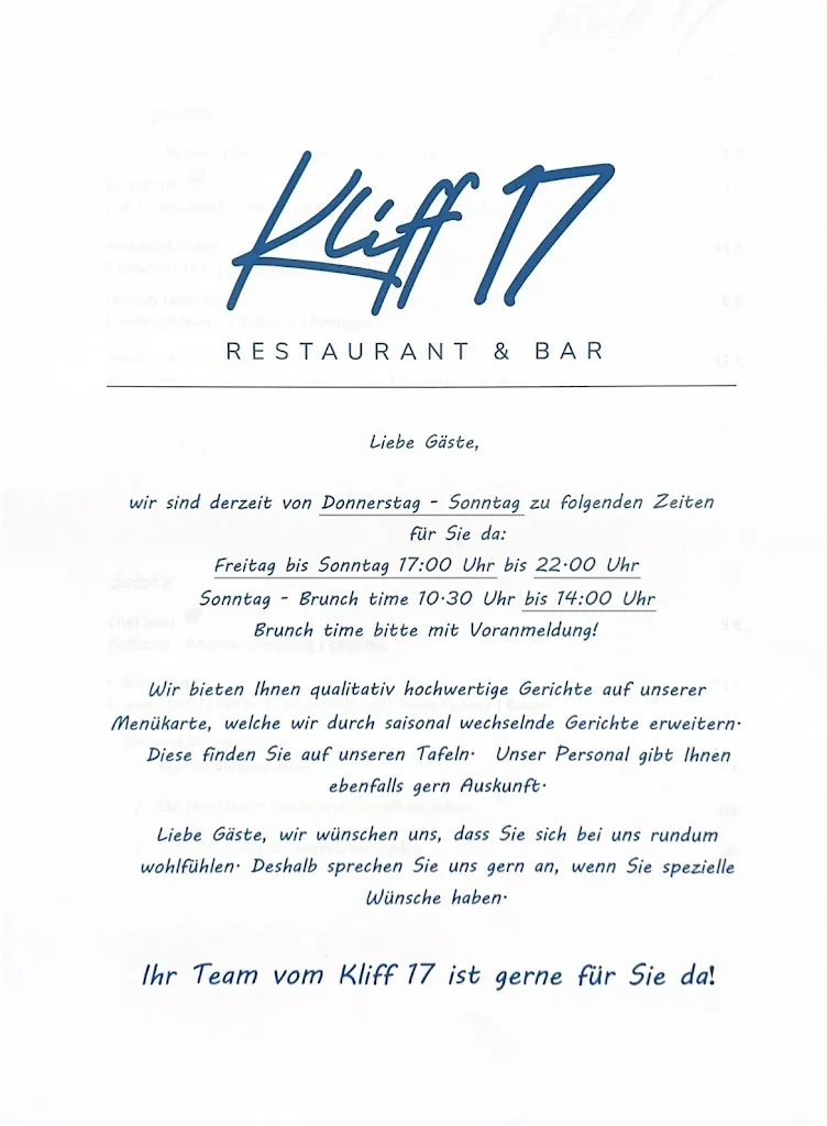 Menu_Kliff 17 Restaurant & Bar_Nienhagen_image_4