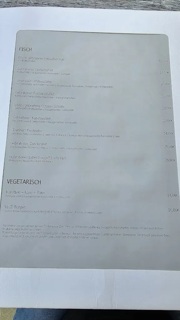 Menu_Fischrestaurant Seeblick_Prerow_immagine_2