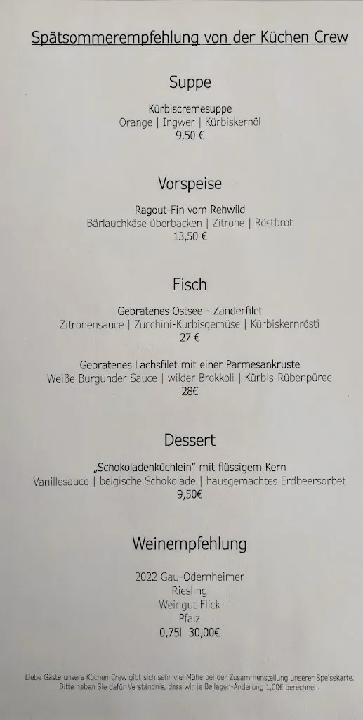 Menu_Fischrestaurant Seeblick_Prerow_immagine_3