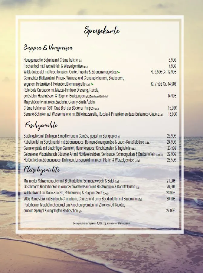 Menu_Strandlücke Restaurant & Bar_Binz_image_1