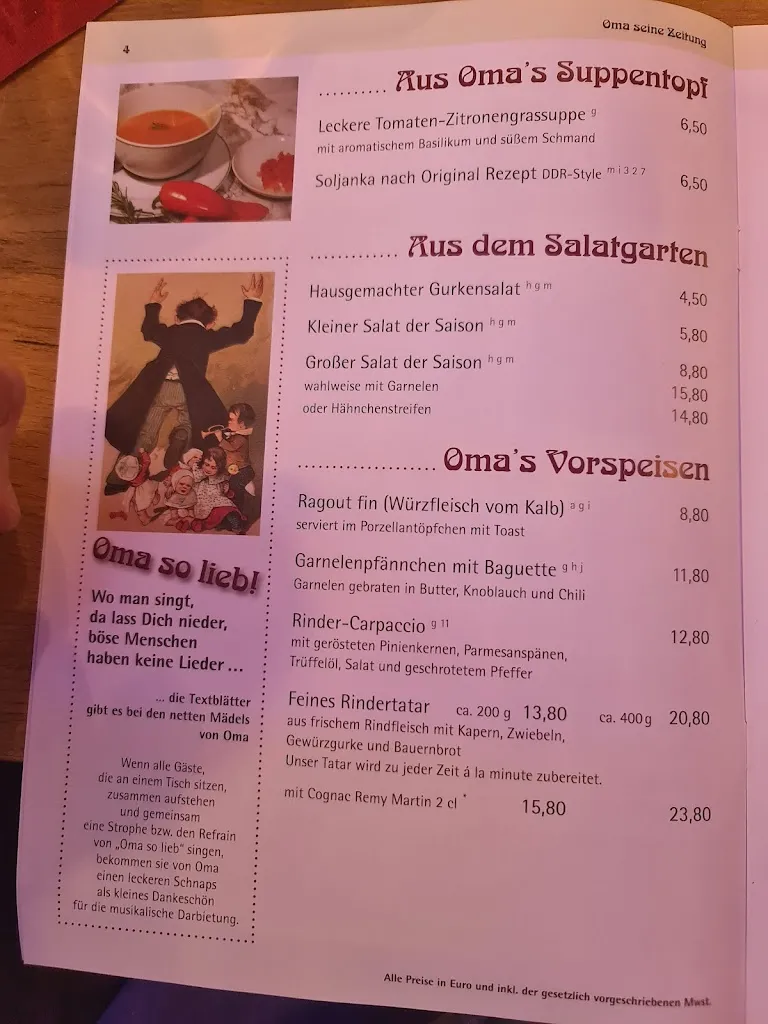 Menu_Oma's Küche & Quartier_Binz_immagine_4