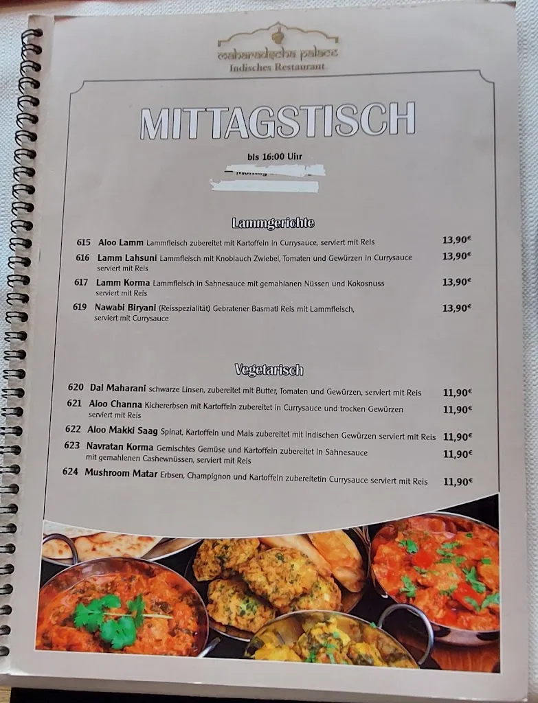 Menu_Maharadscha Palace_Binz_immagine_2