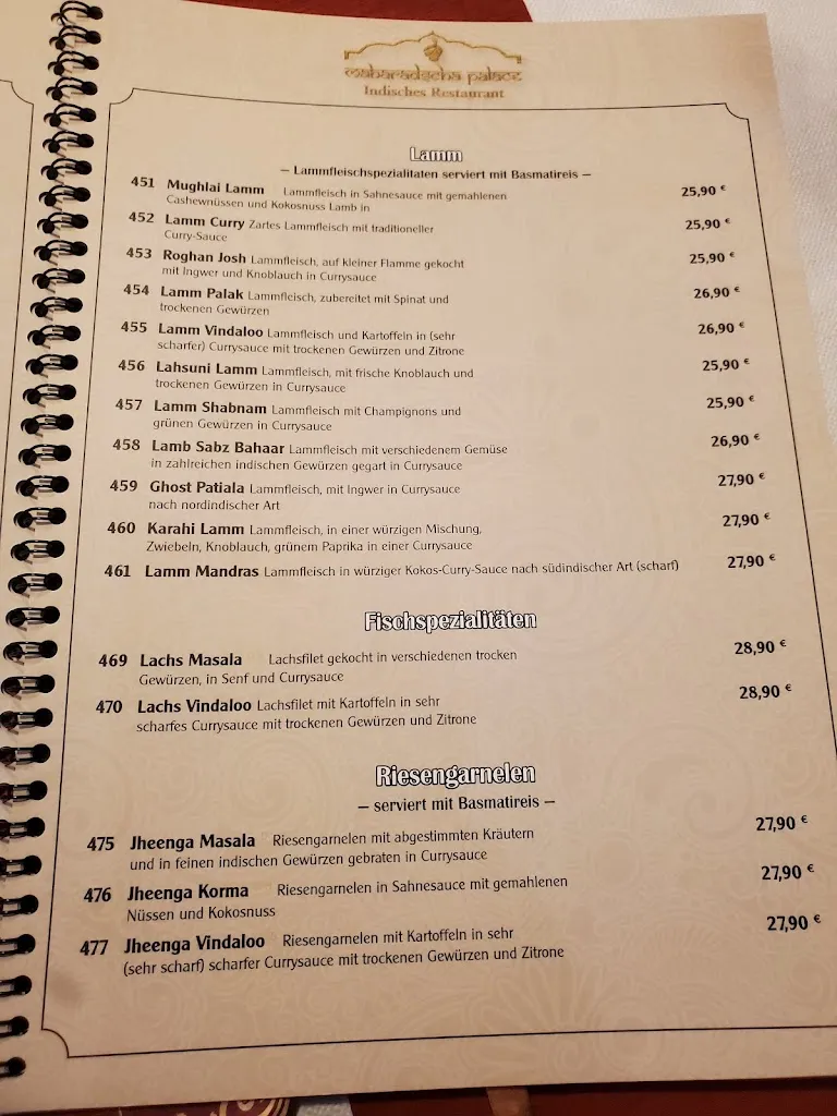 Menu_Maharadscha Palace_Binz_immagine_3