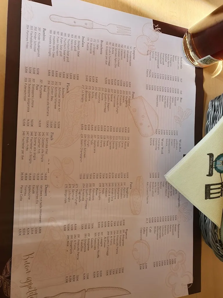 Menu_Hotel Wilder Mann Ristorante Pizzeria Lo Scoglio_Feuchtwangen_image_1