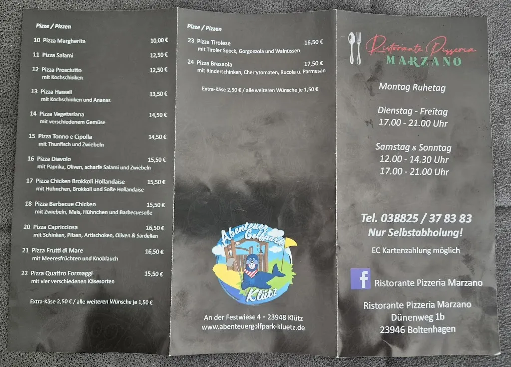 Menu_Ristorante Pizzeria Marzano_Boltenhagen_image_2