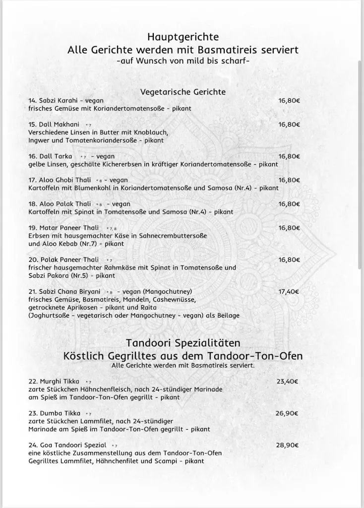 Menu_Goa Indisches Restaurant_Boltenhagen_image_2
