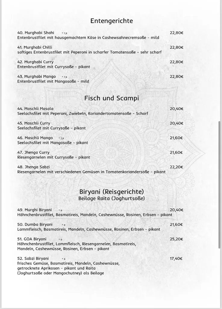 Menu_Goa Indisches Restaurant_Boltenhagen_image_3