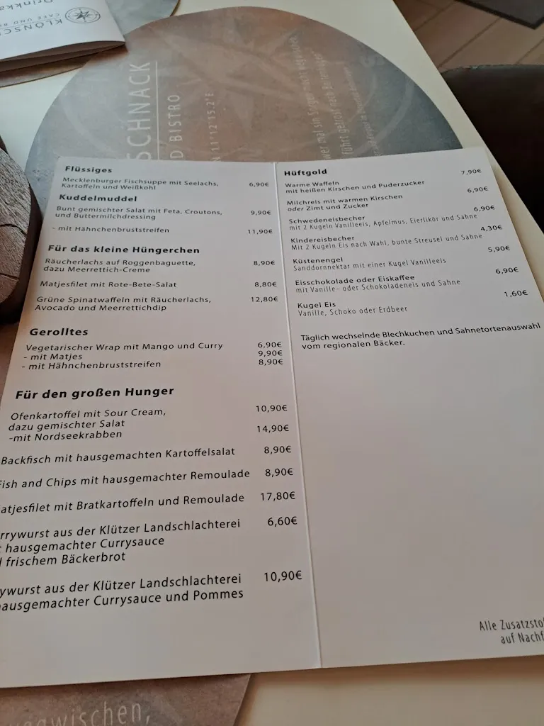 Menu_Cafe Klönschnack_Boltenhagen_immagine_3