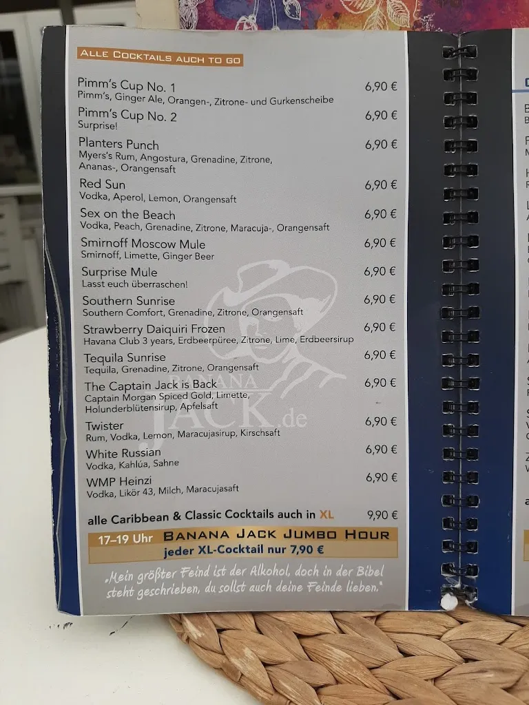 Menu_Banana Jack Erlebnisgastronomie & Campground_Boltenhagen_image_4